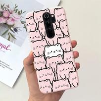 Dėl Xiaomi Redmi Note 8 Pro dėklo Madinga mergaitė Minkštas silikoninis galinis dangtelis Redmi Note 8Pro 8 pro Mielas animacinis telefono dėklas Fundas Redmi Note 8 Pro