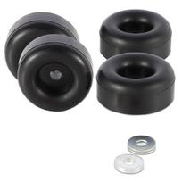 4Pcs Round Rubber AntiVibration Mount 1x2.5 Shock Absorbing Feet for Power Tool Ramp Doors, Hvac Unit, Pressure Washers 1