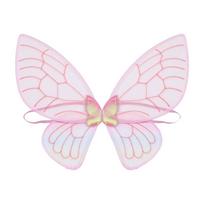 Fairys Butterfly Wing with Tutu Skirt Princess Dressing up Costume Butterfly Costumes Set for Christmas Birthday Party violetinė