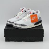 DN3707-100 Nike Air Jordan 3 Retro White Cement Reimagined Fire Red (Vyriški) 10 white