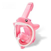New Children'S Snorkeling Mask Water Jet Respirator Full Dry Swimming Goggles Diving Mask Set Diving Training Masks XS pink