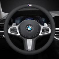 BMW M automobilio vairo gaubtui G20 F11 E87 F30 F10 x3 G01 x5 F40 F16 M3 X1 X7 1 3 5 7 serijos odiniai neslystantys priedai