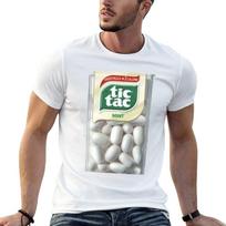 Tic tac mints T-Shirt Labor Work Casual T-Shirt L white