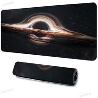 Space interstellar black hole Mouse Pad Large Anti-Slip Rubber Gaming MousePad Durable Table Mat Office and Gamer Long Desk Mats 30x60cm black