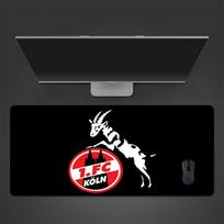 1. FC Köln Mouse Pad, Large Gaming Desk Mat, Non-slip XXL Mousepad for Laptop & Tablet, Mini PC Playmat with Stitched Edges 30cmx60cm(11.8x23.6inch) black