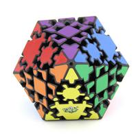 Lanlan Gear Dodecahedron Cone Rhombic Magic Cube Professional Speed Puzzle Cubo Magico Toy Birthday Christmas Gifts For Children black
