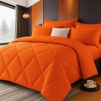Solid Color Diamond Pattern Bedding Sets, Ultra-fine Fiber Quilt with Pillowcases, Soft Breathable, with Quilts and Pillowcases, Ideal Gift UK/S