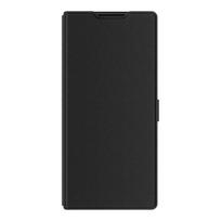 Nillkin Qin Book Prop silikoninis odinis magnetinis dėklas, skirtas Samsung Galaxy Z Fold 8 Ultra, juodas