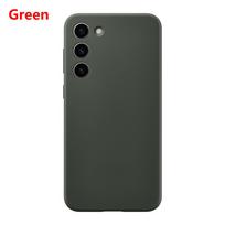 Originalus Samsung silikoninis dėklas, skirtas Samsung GALAXY S23 5G S23+ S23 Plus, minkštas smūgiams atsparus korpusas, telefono dėklas For Galaxy S23 Plus žalia