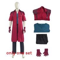 Devil May Cry Dante Cosplay Costume With Polyester Fabric For Anime Role Play Dante FullSet,XS brown