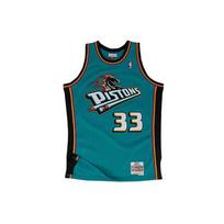 Mitchell Ness 'NBA Detroit Pistons 98 Grant Hill' Authentic Road Jersey Vest Top 353J-303-FGYYJW M