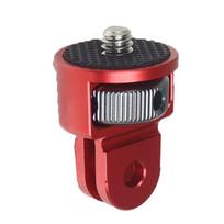 360 Rotating Mini Tripod Adapter 1/4 Inch Screw CNC Aluminum Locking Mount for GoPro12 11 POCKET 2 FIMI PALM 2 Insta360 X3 Osmo