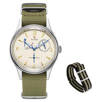 Nauji Seagull 1963 laikrodžiai 5Bar atsparumas vandeniui Mechaninis riešinis laikrodis 40mm Vyriškas piloto laikrodis ST1780 mechanizmas Automatinis laikrodis gray