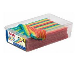 HARIBO PASTA BASTA MIAMI FRUITY MIX Strips 150 PCS įvairiaspalvis