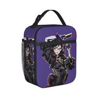 Bayonettas Lady 3  Insulated Lunch Bags Cooler Bag Reusable,Meal Container  Leakproof Lunch Box Tote Bento Pouch College  Picnic One Size blue