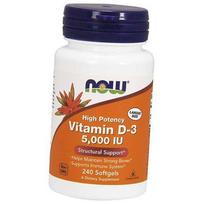 Vitaminas D3 labai aktyvus, Vitaminas D-3 5000, Now Foods (36128049) 30softgels