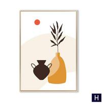 Boho Kraštovaizdžio Drobės Tapyba Sienos Meno Plakatas Dykumos Augalas Kelionės Kupranugaris Plakatas Kupranugaris Spausdintas Tapyba Svetainės Maroko Dekoras 30cm×40cm NoFrame