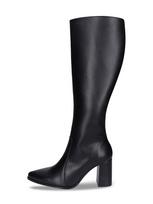 nae Vegan Shoes Ilgaauliai batai virš kelių 'IONA Black' juoda