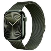 „Milanese Loop“ dirželis „Apple Watch Ultra“ 49 mm, 10, 9, 8, 7, 46 mm, 42 mm, 45 mm, 41 mm magnetinei apyrankei, „iWatch 6, 5, 4, SE“, 44 mm, 40 mm diržui Series 10 42mm gray