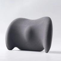 Car Driver Pillow Memory Foam Lumbar Cushion Seat Supports Car Waist Support Cushion  Lumbar Support Pillow Interior Accessories tamsiai pilka spalva