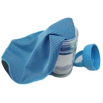 Cooling Towel Headband Water Absorb Multipurpose Fitness Sports for Outdoor Activities mėlyna