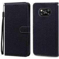 dėklas Xiaomi Poco X3 NFC x 3 GT x3 Pro fundas piniginės atverčiamas odinis telefono dėklas prabangus coque skirtas xiaomi poco x3 pro dėklo dangteliui POCO X3 juoda