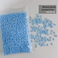 Colorful Resin Ribbon Bow Nail Art Decorations - 1000 Pieces gray