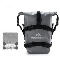 Neperšlampama daugiafunkcinė šoninė motociklo krepšio ir kuprinės rinkinys 8L (IPX-7 Waterproof) pilka spalva