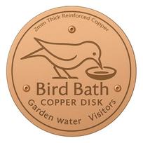 EPA Registered Copper Birdbath Cleaner Disk Suitable For Natural Water Purification Reduces Cleaning Frequency By 20 Day 1 beige
