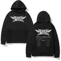 Babymetal Roko Grupės Hoodies Babymetal Šiaurės Amerikos Turas 2026 Megztinis Vyriškas Moteriškas Laisvalaikio Harajuku Drabužiai Mada Medvilninis Marškinėlis XXXL juoda