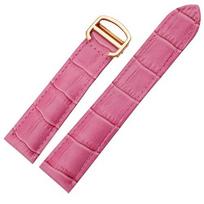 Originalios odos laikrodžio apyrankė 16mm 18mm 20mm 22mm Cartier Tank Solo vyrams ir moterims Pakeičiamos apyrankės 20mm pink