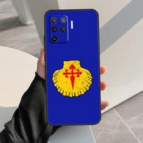 Camino de Santiago Case For Oppo A16 A76 A96 A17 A18 A60 A80 A40 A38 A58 A78 A98 A94 A74 A54 A15 A57 A77 A5 Pro OPPO A18 4G gray