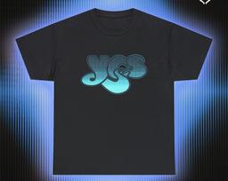 Yes Band Digital Divide Tee // Progressive Rock New Jon Anderson, Steve Howe, 90s Logo Graphic Unisex T shirt M gray
