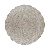 183038Cm Staltiesė Apvalus Padėkliukas Individualus Stalui Apvalus Austas Vinilinis Neslystantis Virtuvės Indai Padėkliukas Dekoracija (beige,30cm) smėlis