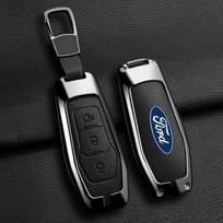 Odinis automobilio išmaniojo pultelio dėklas-apsauga Ford Focus 3 4 ST Mondeo 5 MK5 Mustang F-150 Explorer Edge Fiesta Kuga MK3 black