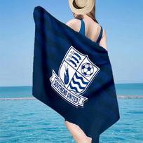 1PC Southend Crest Design Beach Towel - Soft,  Absorbent Microfiber, Lightweight, Ideal for The Beach, Parties, Travel, Camping fan gifts 70cmx140cm(27x55inch)