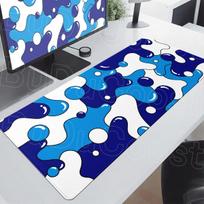 30x80cm Žaidėjo Pelės Biuro Ilgas Stalo Kilimėlis Juoda ir Balta Stratos Skystas Pelės Kilimėlis 30x60cm Nešiojamojo Kompiuterio Neslystantis Pelės Kilimėlis Klaviatūros Stalo Kilimėlis 30cmx60cm(11.8x23.6inch) blue