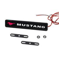 Car Front Grill Badge Light for Ford Mustang Fusion Transit Focus Fiesta Explorer WNVC1 Ranger Kuga Mondeo Auto LED Emblem Accessories black