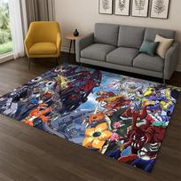 3D Digimon Adventure Angewomon Agumon Animacinis Kilimas Kilimėlis Miegamojo Svetainės Sofos Durų Kilimėlis Namų Dekoras, Vaikų Zonos Kilimėlis Neslystantis 40cm x 60cm black