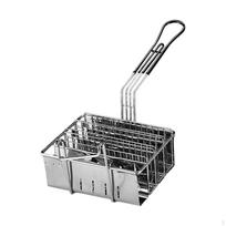 Taco Basket,Deep Fryer Holder Basket,Heavy Duty,Professional,Taco Rack,Fryer Fried Basket 4 grids gray