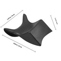 Salon Shampoo Bowl Neck Rest Pillow Hair Washing Cushion Comfortable PU Neck Support Rest for Tub Basin Spa Reusable Stable gray