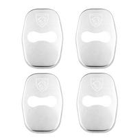 4 vnt. automobilio durų spynos dangtelis Nerūdijančio plieno apsaugos priedai Peugeot 206 307 308 207 3008 208 407 508 2008 5008 301 406