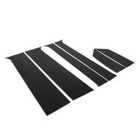For Mercedes Benz Vito V Class V250 V260L 2015- PC Black Car Window Middle Column Decoration Cover Sticker Car Accessories juoda