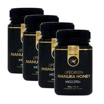 Lifegreen Manuka Honey New Zealand Manuka Honey MGO 270+4 pcs 500g