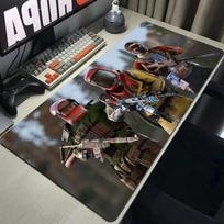 Žaidimas Rust Pelės kilimėlis Kompiuterio pelės kilimėlis PC žaidėjo pelės kilimėlis Nešiojamojo kompiuterio XXL 900x400mm Guminis pelės kilimas Klaviatūros kilimėlis 800x300x2mm gray