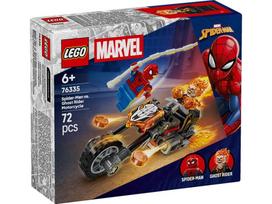 LEGO SUPER HEROES 76335 Spider-Man vs. Ghost Rider on Bike