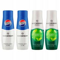Sodastream Pepsi + Mojito Syrups for Soda Maker 4 pcs