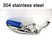 Išmetimo sistemos duslintuvo vamzdis motoroleriui, mopedui Honda DIO50 ZX50 AF34 AF35 Mopedas 50cc 2-taktis motoroleris Išmetimo vamzdis 304 Stainless Steel