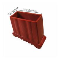 Red Rubber Ladder Foot Cover Replacement Sleeve for Portable Folding Ladders