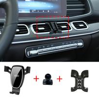 Car Mobile Phone Holder, Accessories for Mercedes Benz GLE W167 350 2020 ~ 2025, GPS Mount, Car Navigation Holder TYPE C Black black